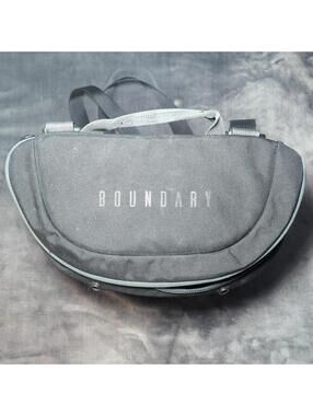 Boundary Supply Light Camera Case Nylon Black Grey Padded Tech Organizer Bag